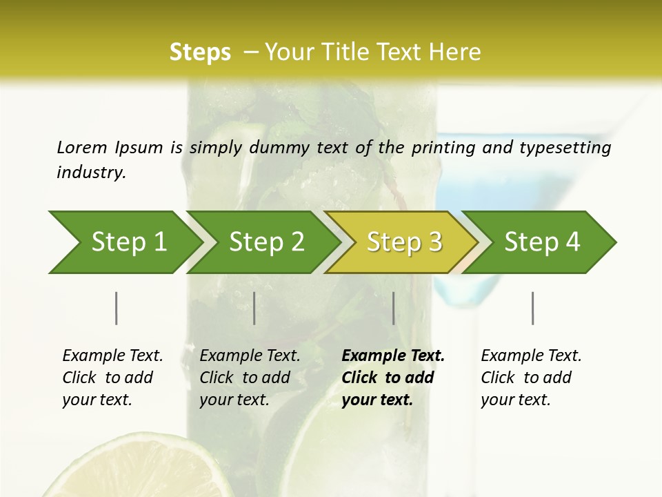 White Taste Physalis PowerPoint Template