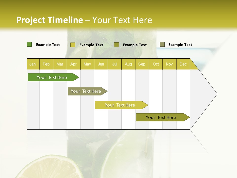 White Taste Physalis PowerPoint Template