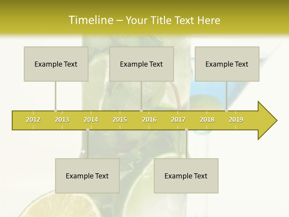 White Taste Physalis PowerPoint Template