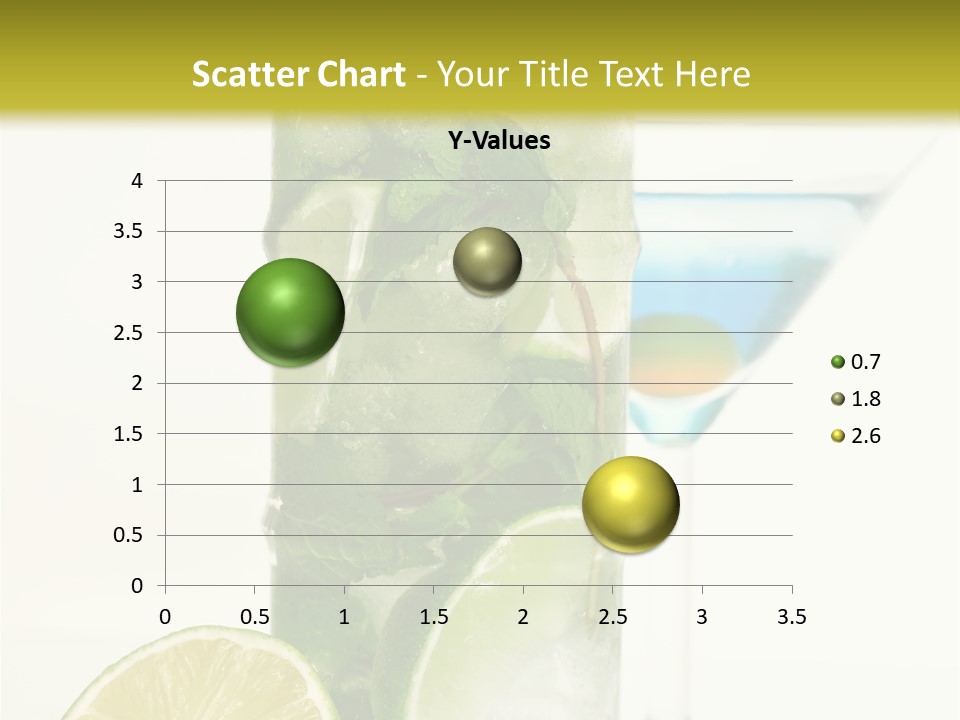 White Taste Physalis PowerPoint Template