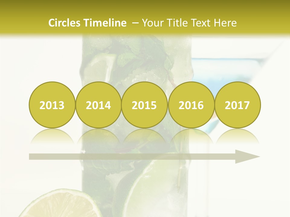 White Taste Physalis PowerPoint Template