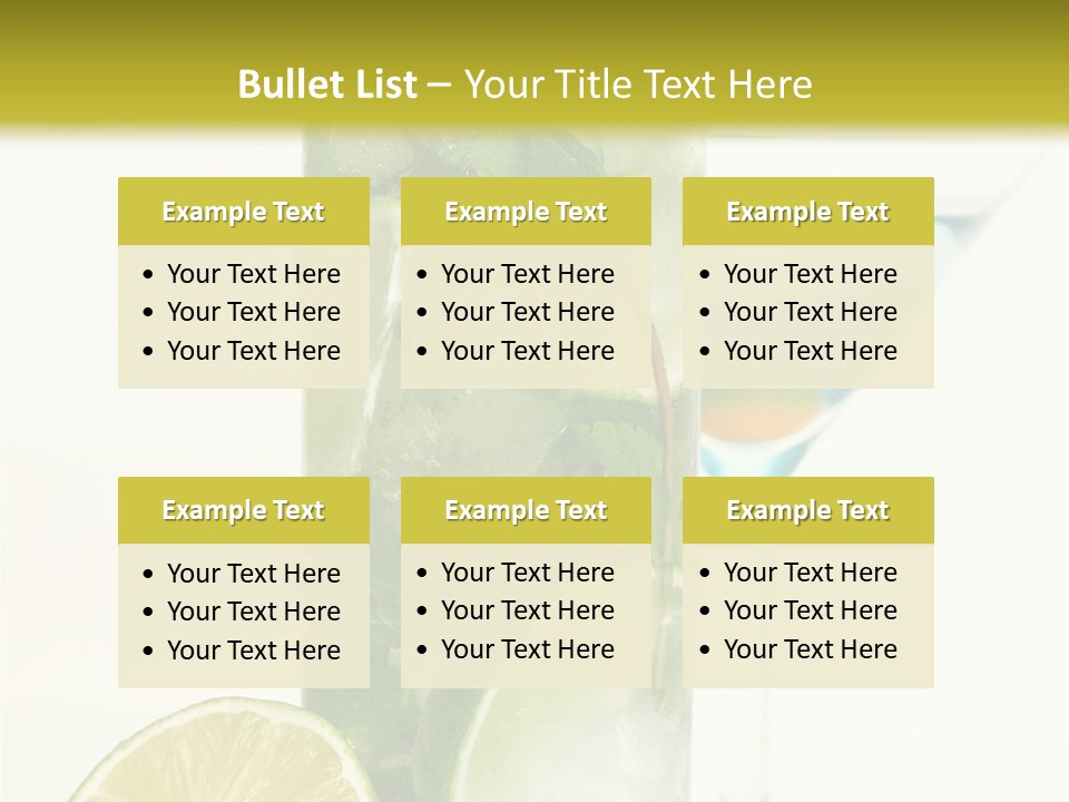 White Taste Physalis PowerPoint Template