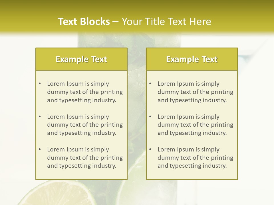 White Taste Physalis PowerPoint Template
