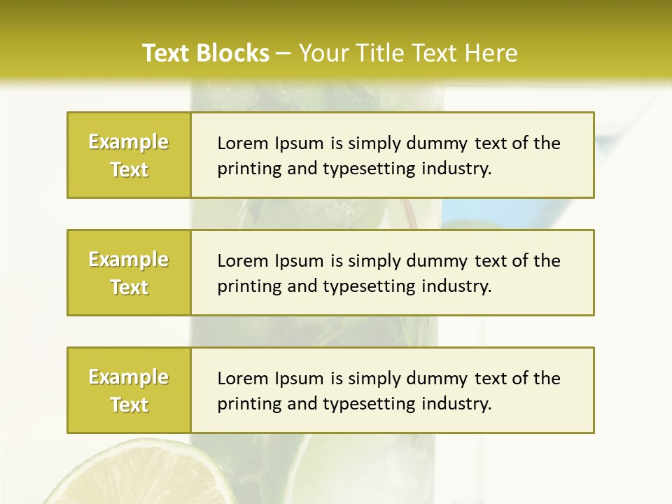 White Taste Physalis PowerPoint Template