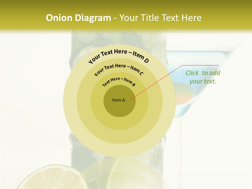 White Taste Physalis PowerPoint Template