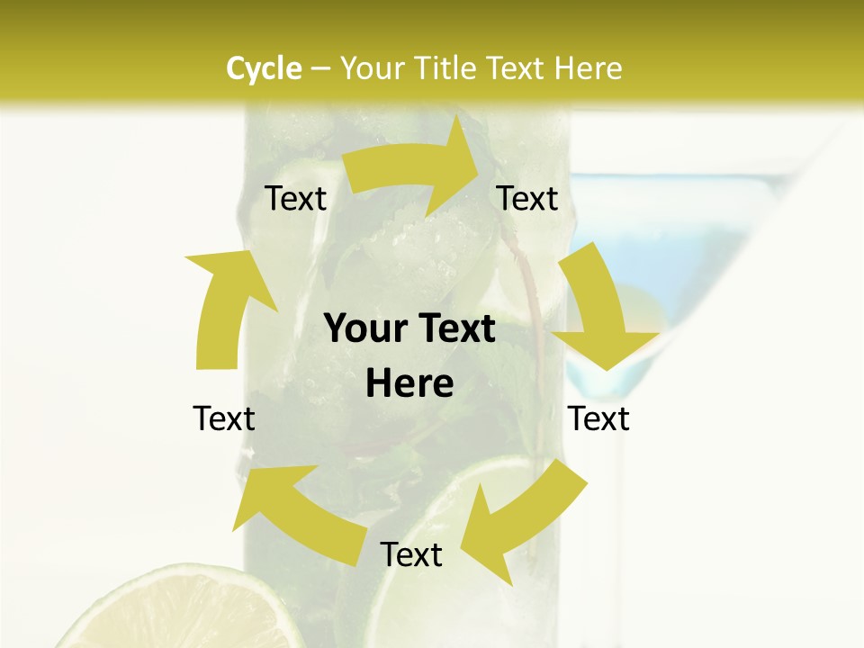 White Taste Physalis PowerPoint Template