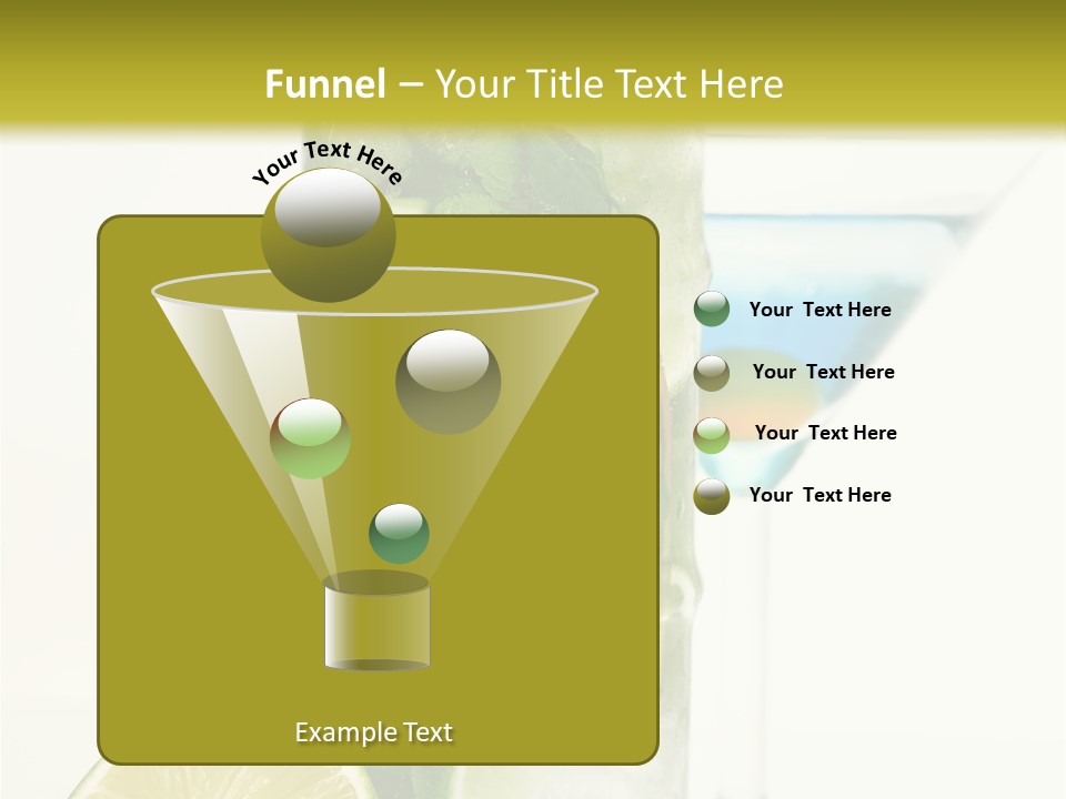 White Taste Physalis PowerPoint Template