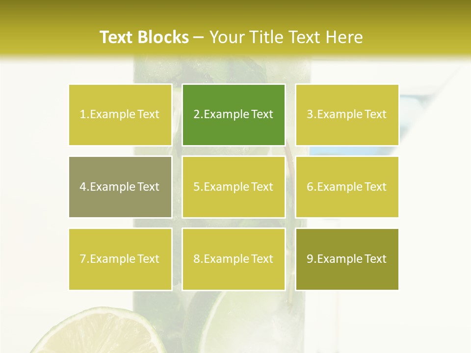 White Taste Physalis PowerPoint Template