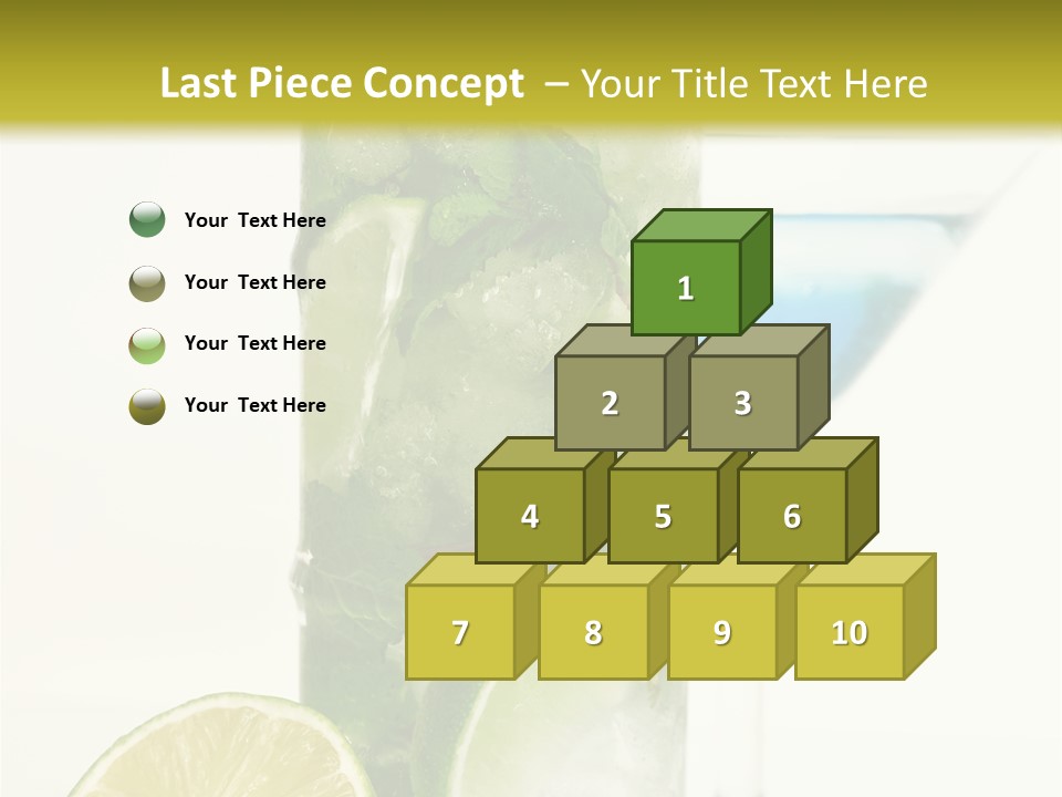 White Taste Physalis PowerPoint Template