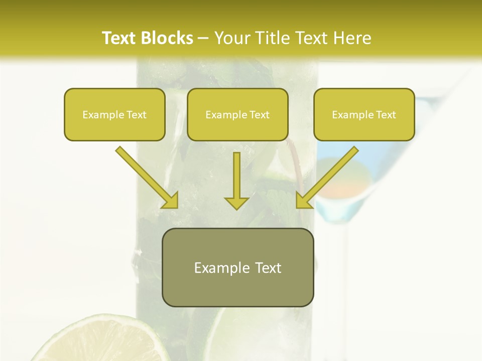 White Taste Physalis PowerPoint Template