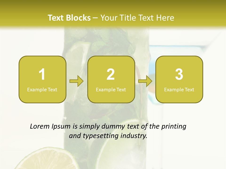 White Taste Physalis PowerPoint Template