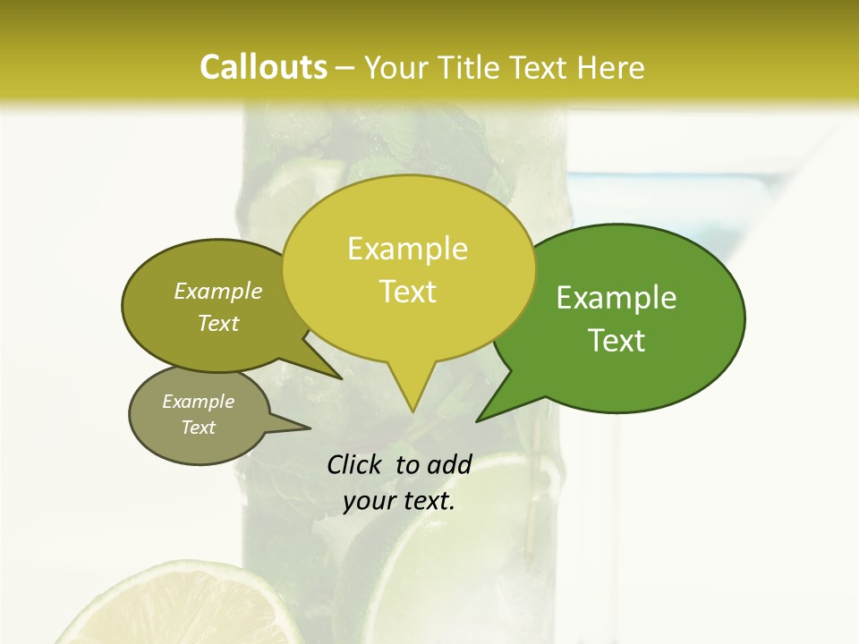 White Taste Physalis PowerPoint Template