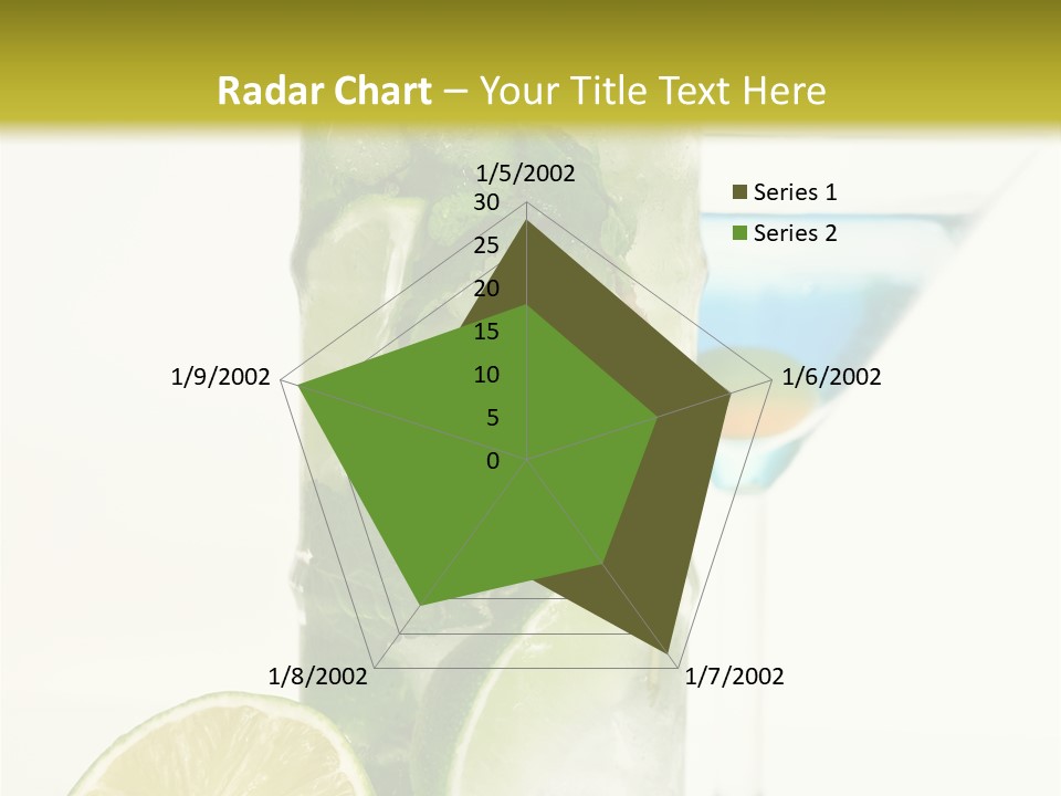 White Taste Physalis PowerPoint Template