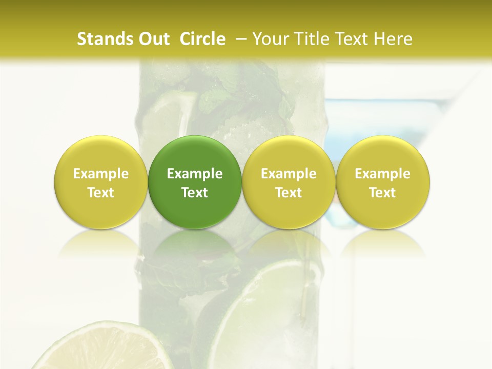 White Taste Physalis PowerPoint Template