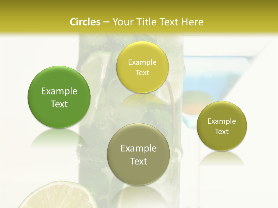 White Taste Physalis PowerPoint Template