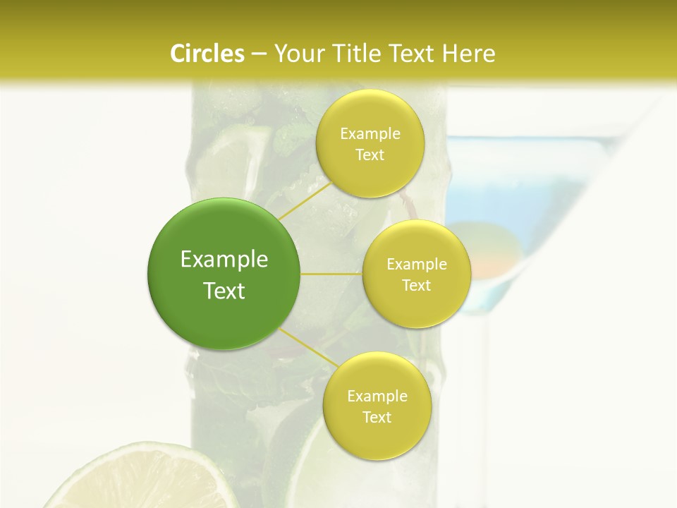 White Taste Physalis PowerPoint Template