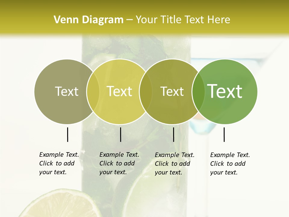 White Taste Physalis PowerPoint Template