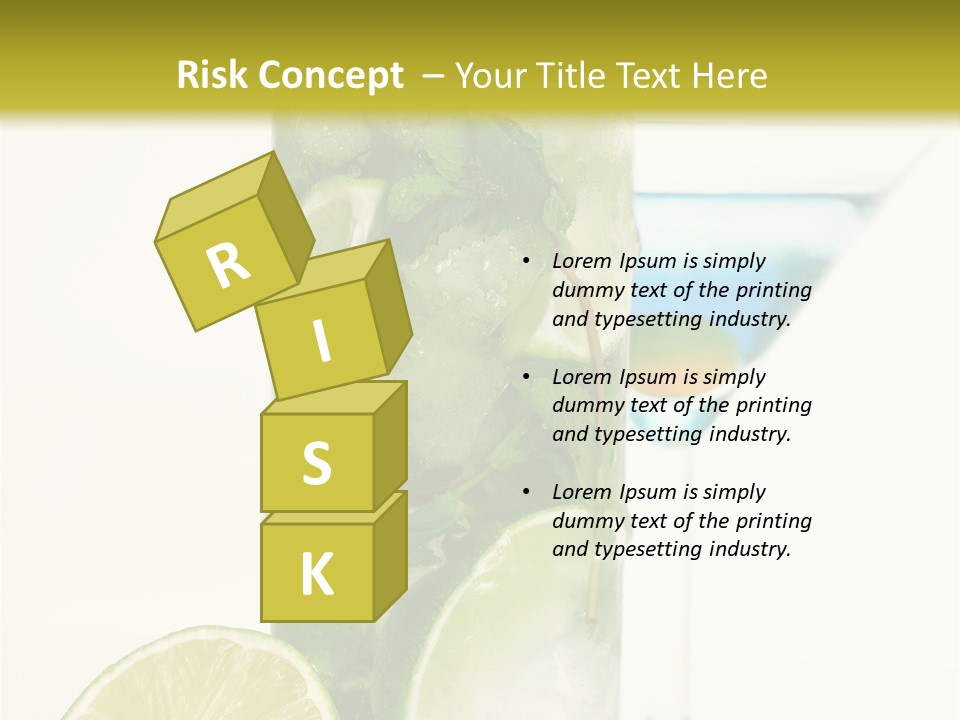 White Taste Physalis PowerPoint Template