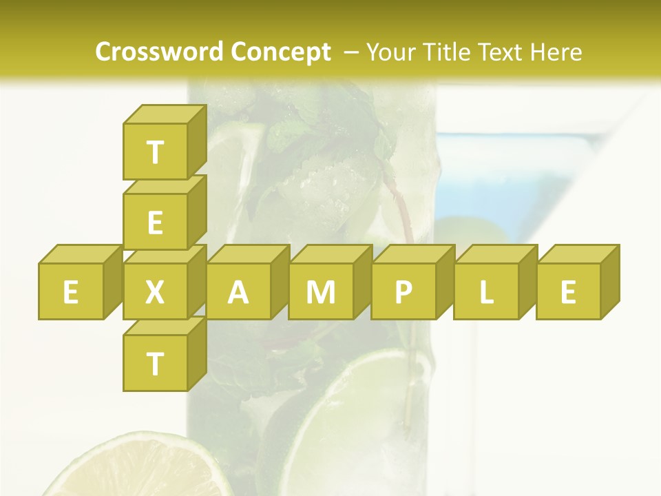 White Taste Physalis PowerPoint Template