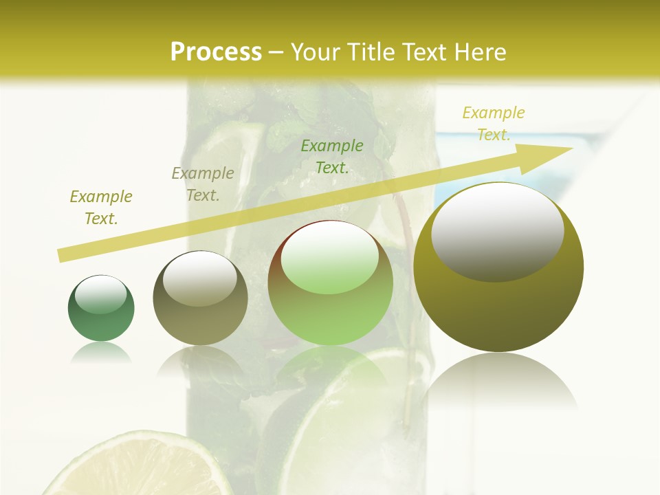 White Taste Physalis PowerPoint Template