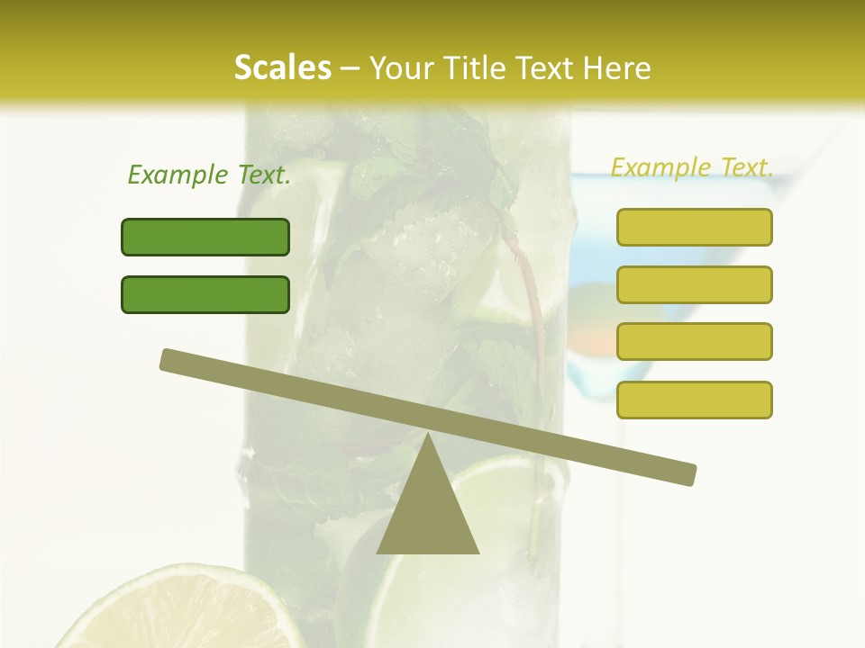 White Taste Physalis PowerPoint Template