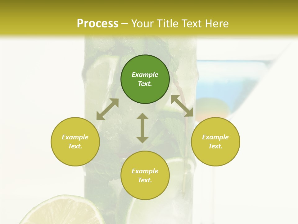 White Taste Physalis PowerPoint Template