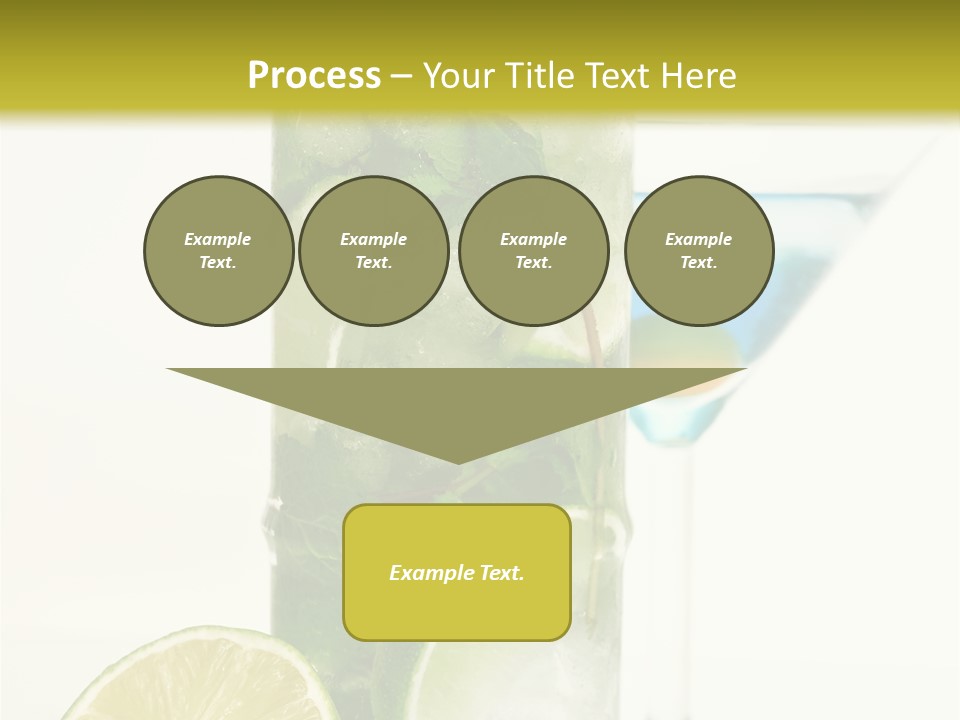 White Taste Physalis PowerPoint Template