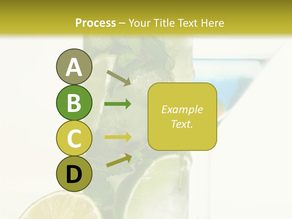 White Taste Physalis PowerPoint Template