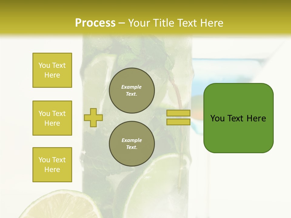 White Taste Physalis PowerPoint Template