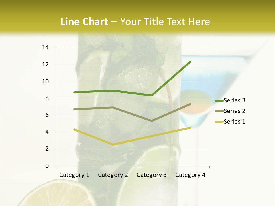 White Taste Physalis PowerPoint Template