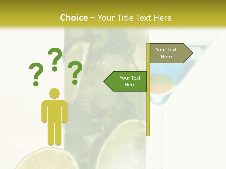 White Taste Physalis PowerPoint Template