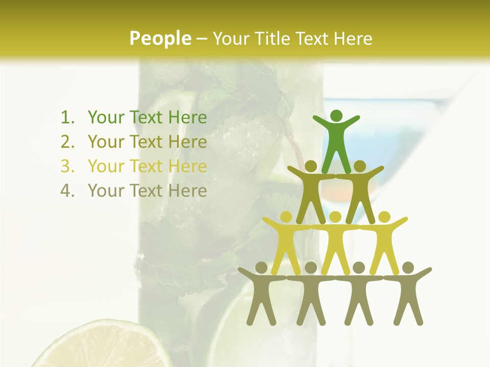 White Taste Physalis PowerPoint Template