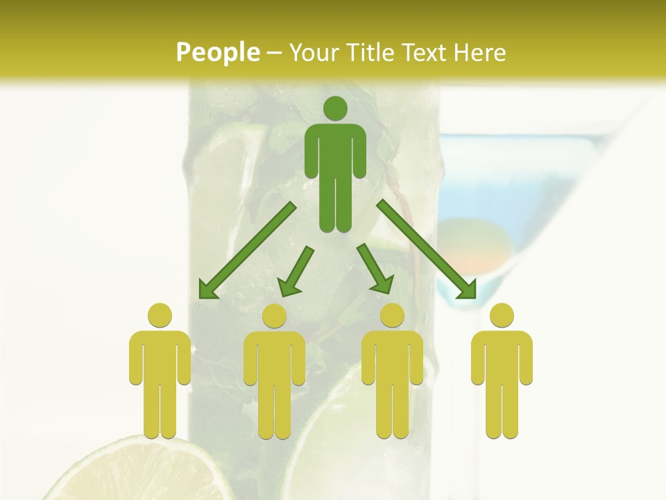 White Taste Physalis PowerPoint Template