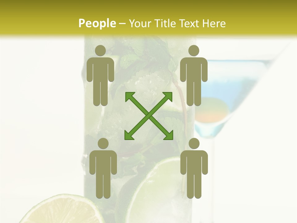 White Taste Physalis PowerPoint Template