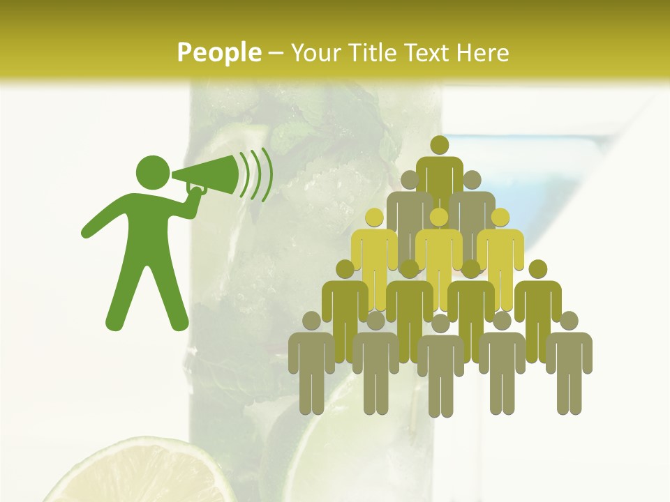 White Taste Physalis PowerPoint Template