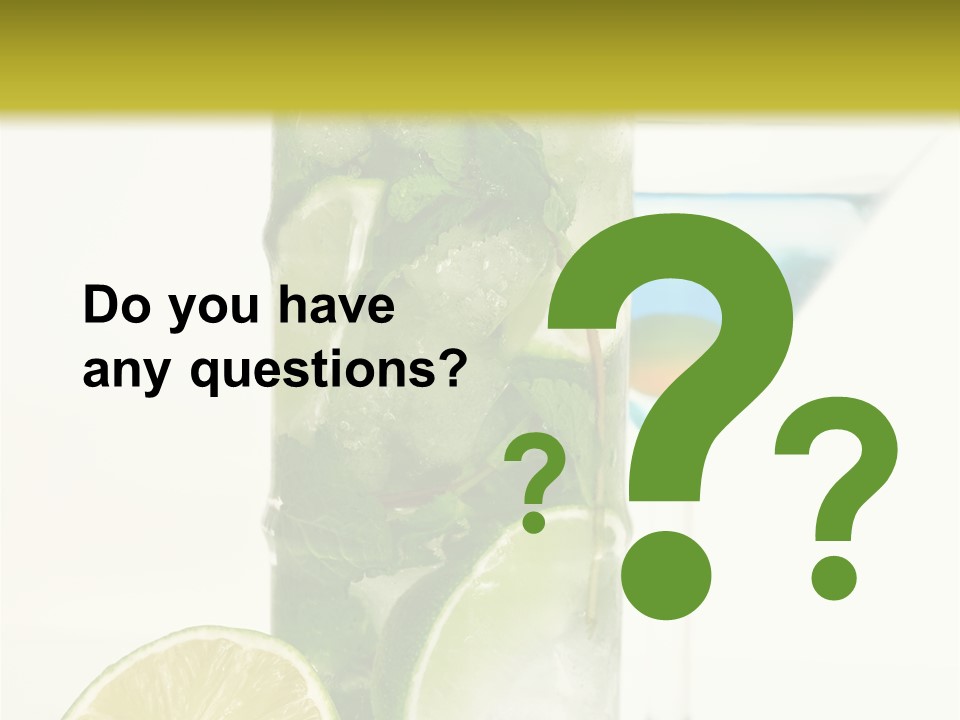 White Taste Physalis PowerPoint Template