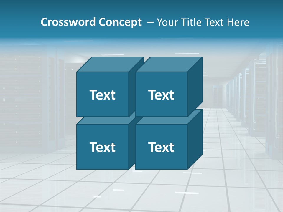 Web Space Secure PowerPoint Template