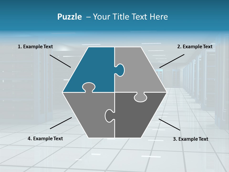 Web Space Secure PowerPoint Template
