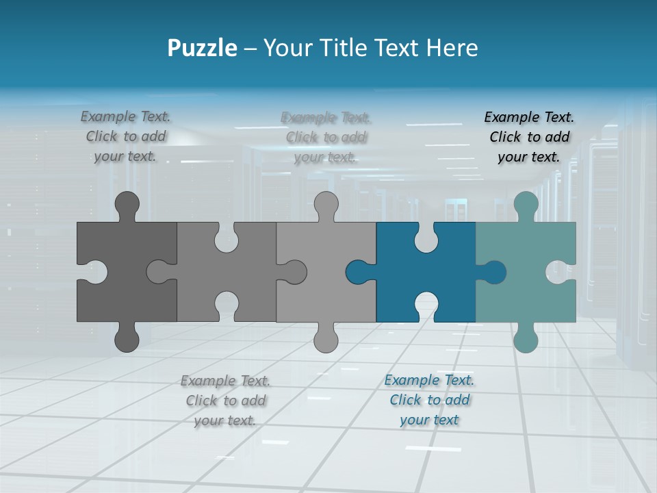 Web Space Secure PowerPoint Template