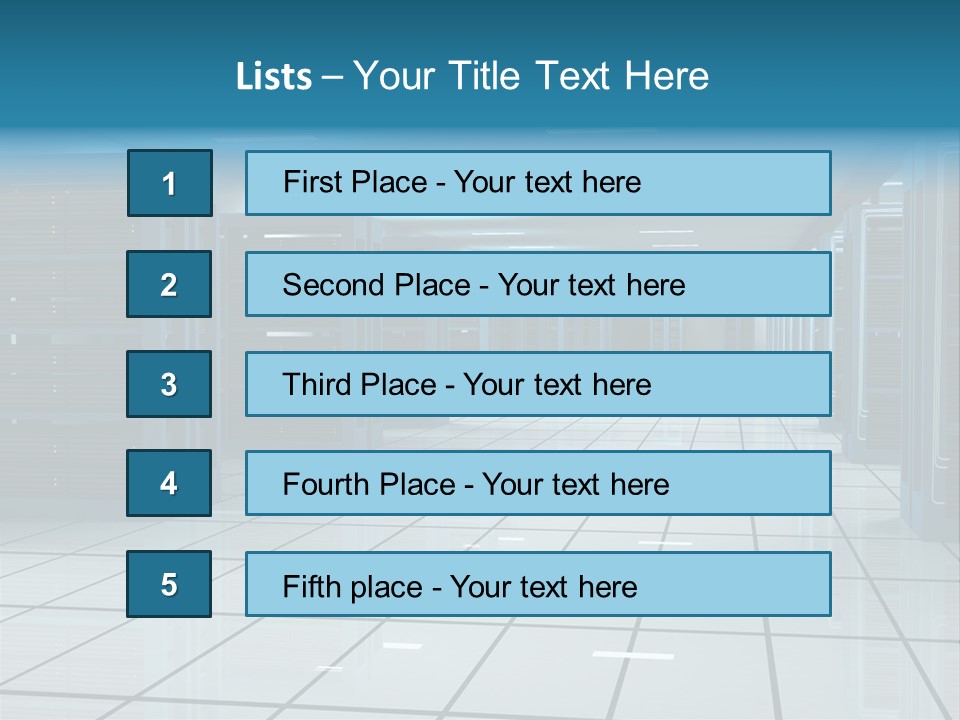 Web Space Secure PowerPoint Template