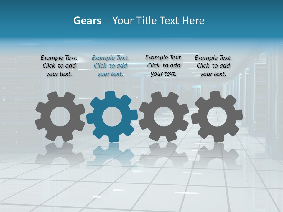 Web Space Secure PowerPoint Template