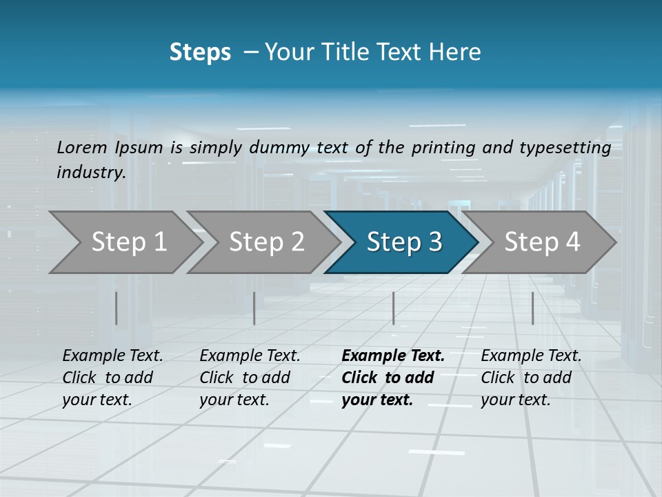 Web Space Secure PowerPoint Template