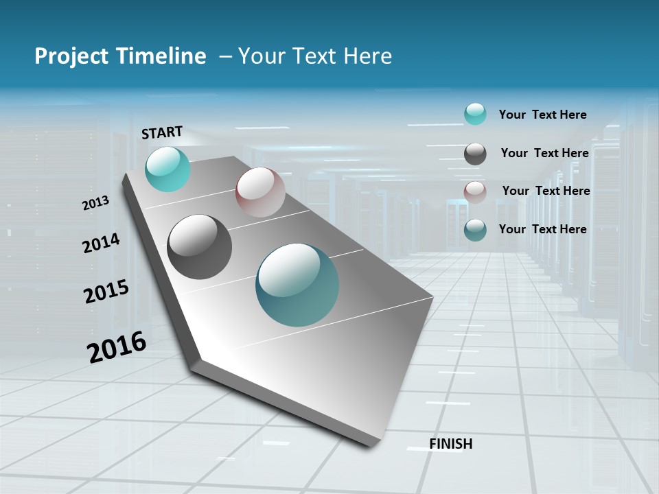 Web Space Secure PowerPoint Template
