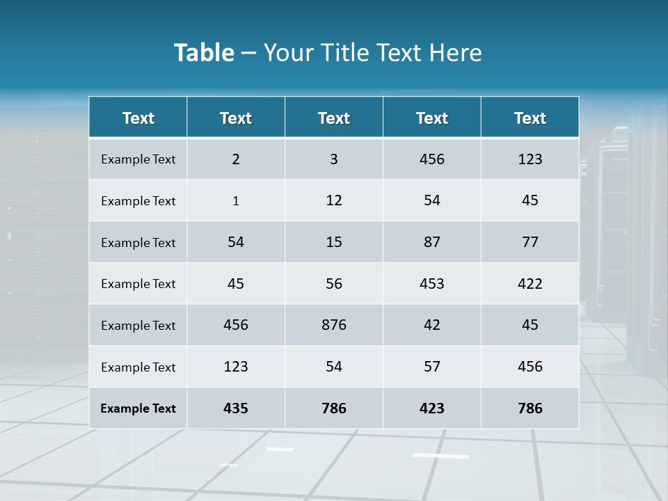 Web Space Secure PowerPoint Template