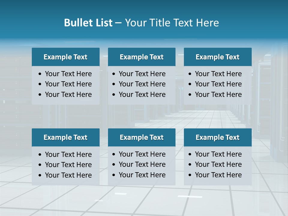 Web Space Secure PowerPoint Template