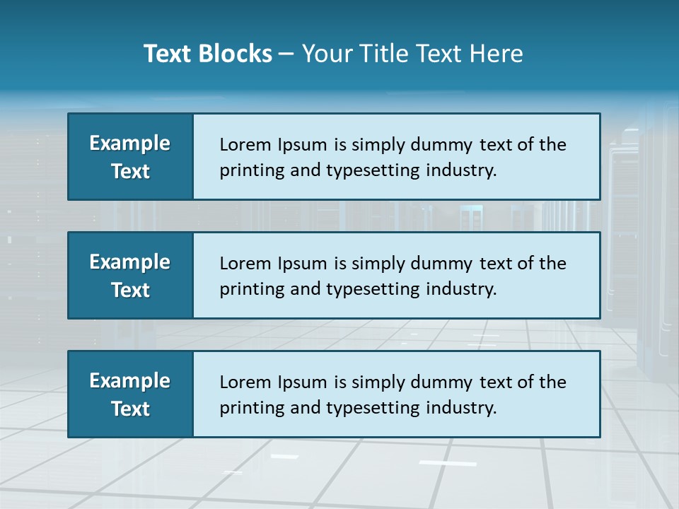 Web Space Secure PowerPoint Template
