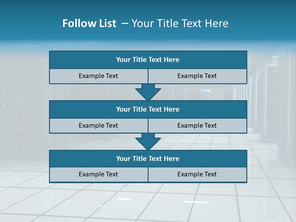 Web Space Secure PowerPoint Template
