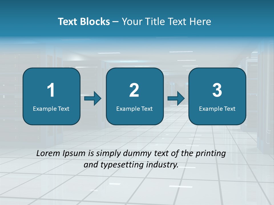 Web Space Secure PowerPoint Template