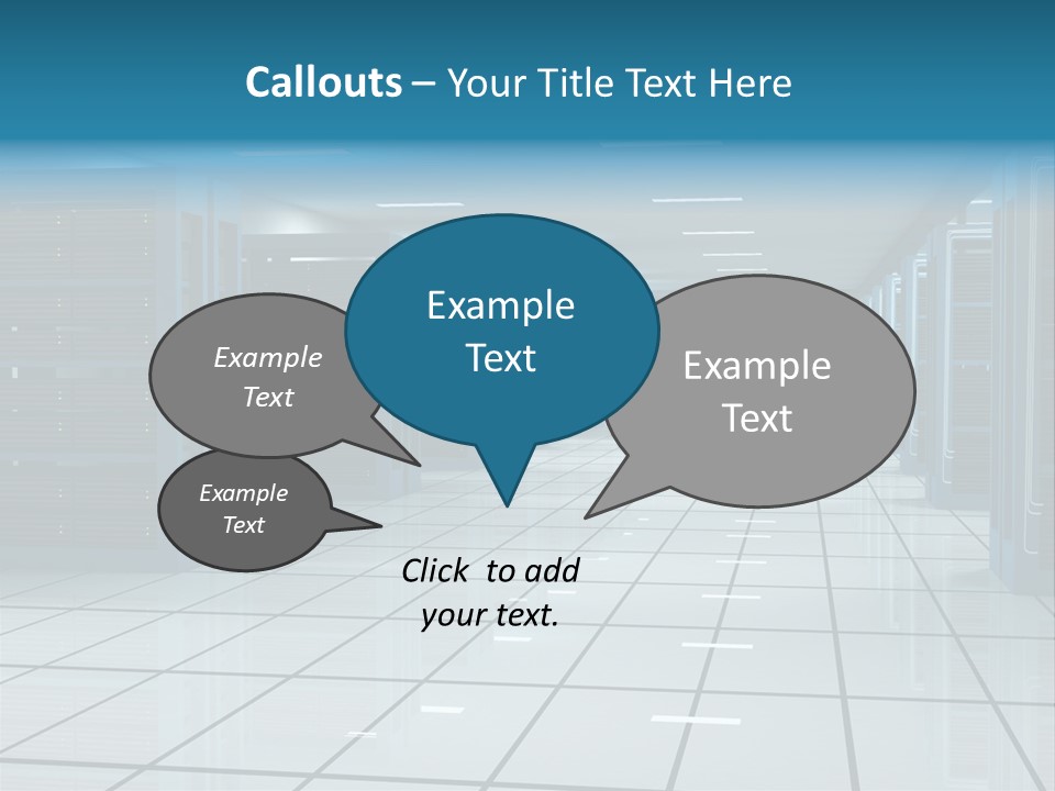 Web Space Secure PowerPoint Template