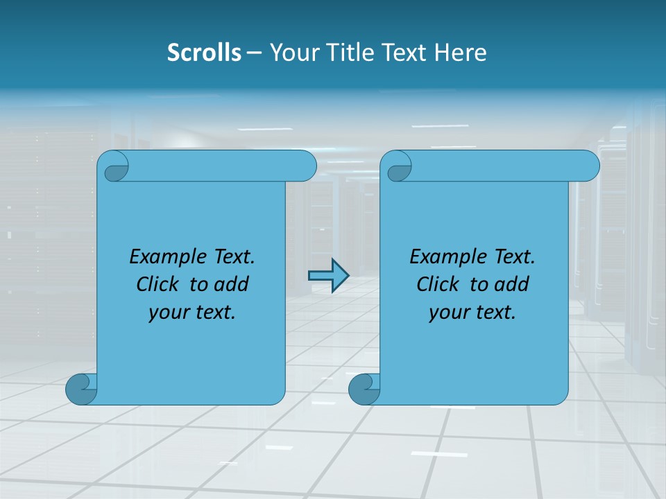 Web Space Secure PowerPoint Template